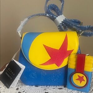 Loungefly Pixar Toy Story 2pc Set Crossbody & Card Holder NEW